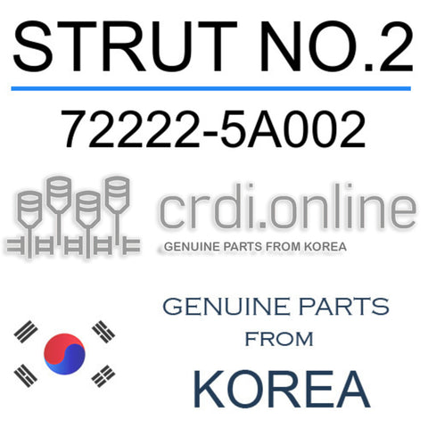 STRUT NO.2 [ORIGINAL] 72222-5A002 722225A002 72222 5A002