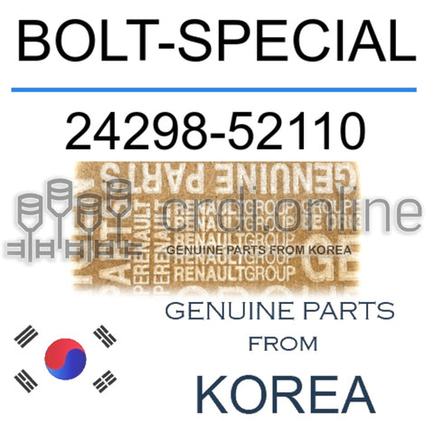 BOLT-SPECIAL [ORIGINAL] 24298-52110 2429852110 24298 52110