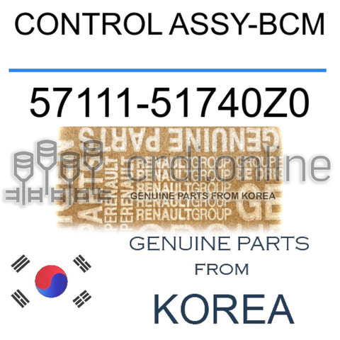 CONTROL ASSY-BCM [ORIGINAL] 57111-51740Z0 5711151740Z0 57111 51740Z0