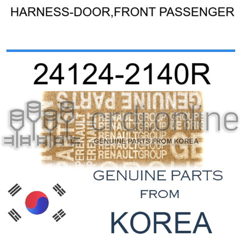 HARNESS-DOOR,FRONT PASSENGER [ORIGINAL] 24124-2140R 241242140R 24124 2140R