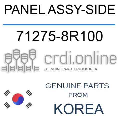 PANEL ASSY-SIDE [ORIGINAL] 71275-8R100 712758R100 71275 8R100