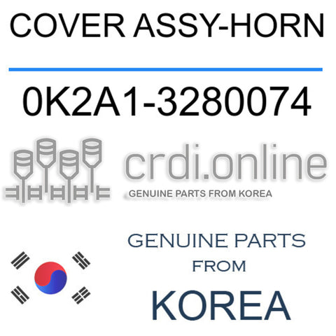 COVER ASSY-HORN [ORIGINAL] 0K2A1-3280074 0K2A13280074 0K2A1 3280074