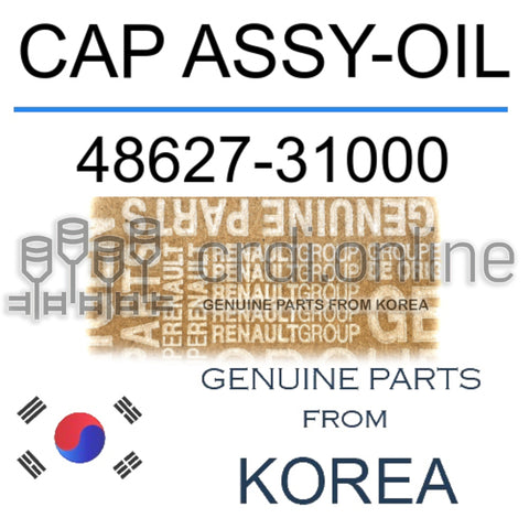 CAP ASSY-OIL [ORIGINAL] 48627-31000 4862731000 48627 31000