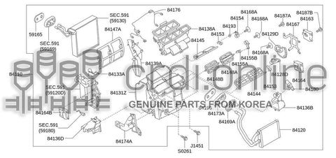 DOOR-INTAKEBLOWER 84353-52000 8435352000 84353 52000