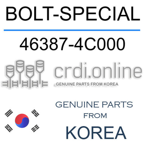 BOLT-SPECIAL 46387-4C000 463874C000 46387 4C000