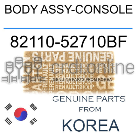 BODY ASSY-CONSOLE [ORIGINAL] 82110-52710BF 8211052710BF 82110 52710BF