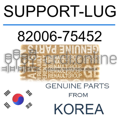 SUPPORT-LUG [ORIGINAL] 82006-75452 8200675452 82006 75452