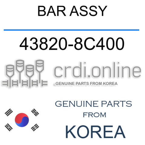 BAR ASSY [ORIGINAL] 43820-8C400 438208C400 43820 8C400