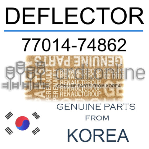 DEFLECTOR [ORIGINAL] 77014-74862 7701474862 77014 74862
