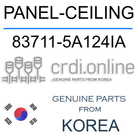 PANEL-CEILING [ORIGINAL] 83711-5A124IA 837115A124IA 83711 5A124IA