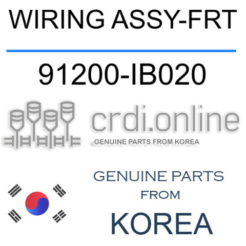 WIRING ASSY-FRT [ORIGINAL] 91200-IB020 91200IB020 91200 IB020