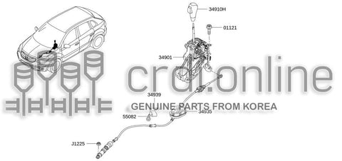 KNOB ASSY-CONTROL LEVERAUTO 32865-7132R 328657132R 32865 7132R