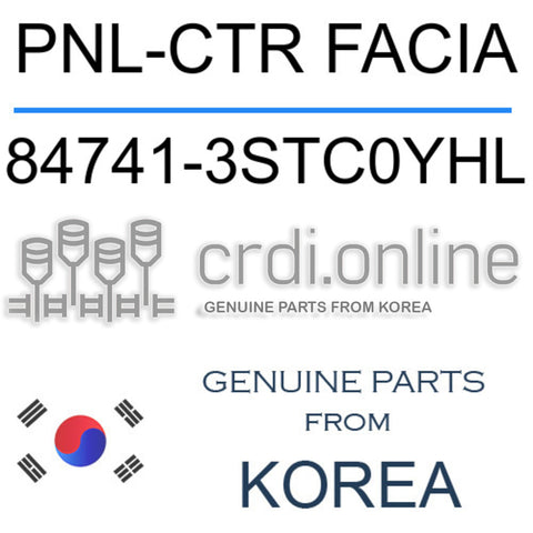 PNL-CTR FACIA [ORIGINAL] 84741-3STC0YHL 847413STC0YHL 84741 3STC0YHL