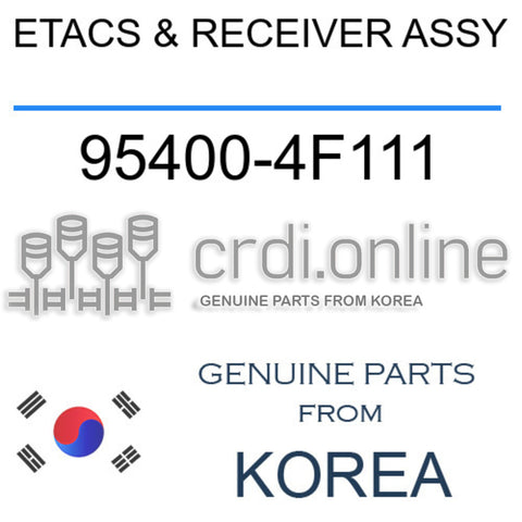 [ORIGINAL] ETACS & RECEIVER ASSY 95400-4F111 954004F111 95400 4F111