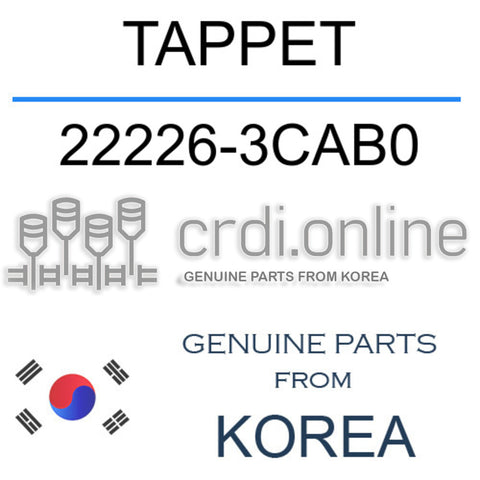 TAPPET [ORIGINAL] 22226-3CAB0 222263CAB0 22226 3CAB0