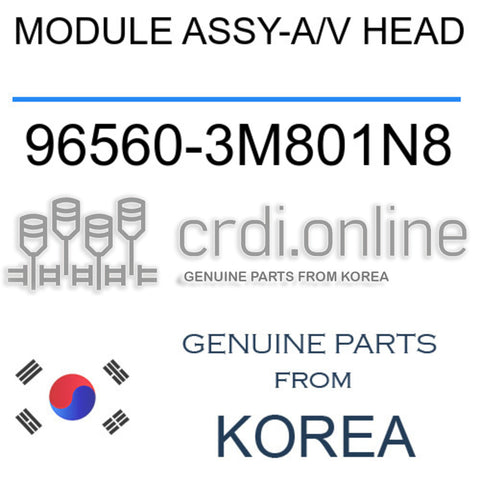 MODULE ASSY-A/V HEAD [ORIGINAL] 96560-3M801N8 965603M801N8 96560 3M801N8