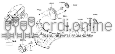 BULB-WEDGE BASE [ORIGINAL] 77030-97516 7703097516 77030 97516