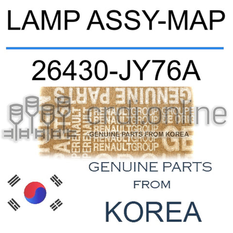LAMP ASSY-MAP [ORIGINAL] 26430-JY76A 26430JY76A 26430 JY76A