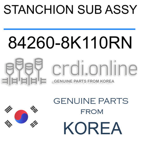 STANCHION SUB ASSY [ORIGINAL] 84260-8K110RN 842608K110RN 84260 8K110RN