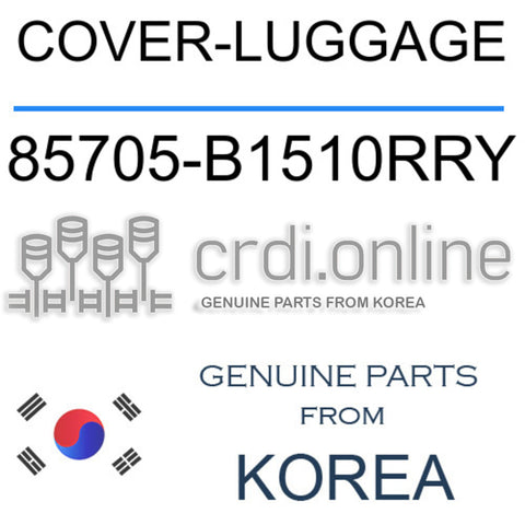 COVER-LUGGAGE [ORIGINAL] 85705-B1510RRY 85705B1510RRY 85705 B1510RRY