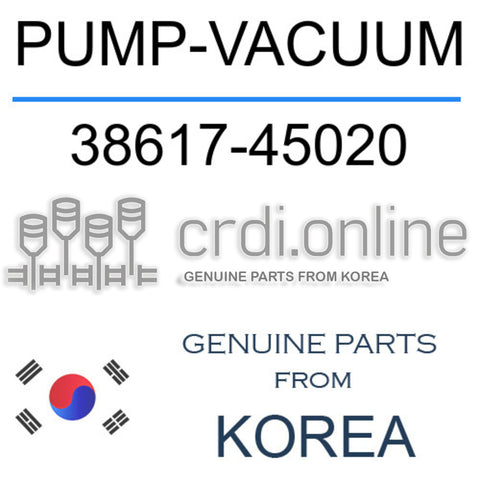 PUMP-VACUUM [ORIGINAL] 38617-45020 3861745020 38617 45020