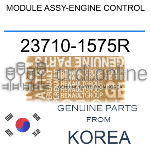 MODULE ASSY-ENGINE CONTROL [ORIGINAL] 23710-1575R 237101575R 23710 1575R