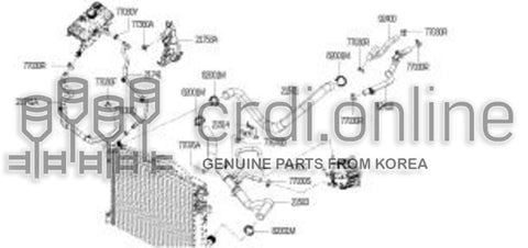 HOSE-RADIATOR RESERVOR TANK 21741-7977R 217417977R 21741 7977R