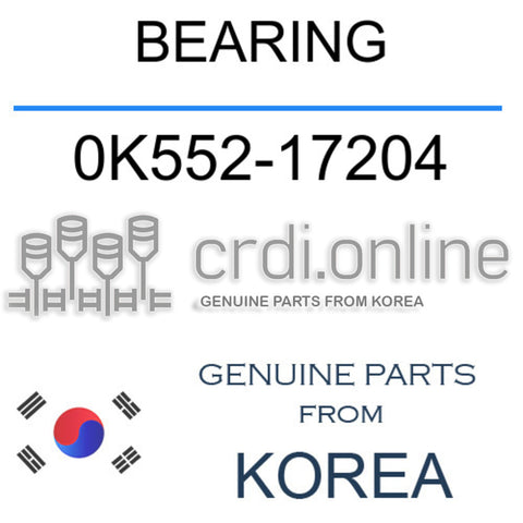 BEARING 0K552-17204 0K55217204 0K552 17204
