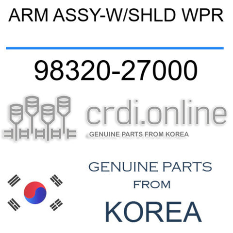 ARM ASSY-W/SHLD WPR 98320-27000 9832027000 98320 27000