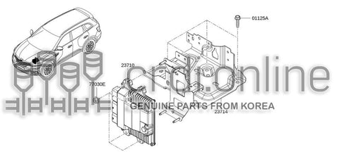 MODULE ASSY-ENGINE CONTROL [ORIGINAL] 23710-7359S 237107359S 23710 7359S
