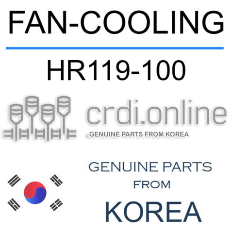 FAN-COOLING [ORIGINAL] HR119-100 HR119100 HR119 100