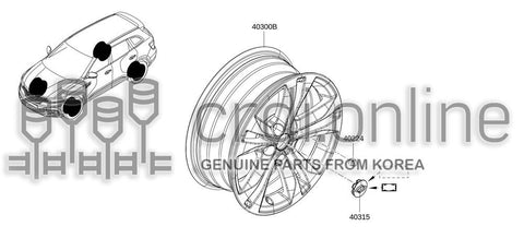 WHEEL DISC-AL 40300-4069R 403004069R 40300 4069R