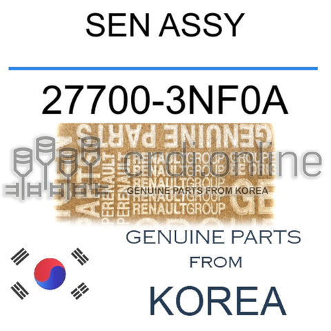 SEN ASSY [ORIGINAL] 27700-3NF0A 277003NF0A 27700 3NF0A