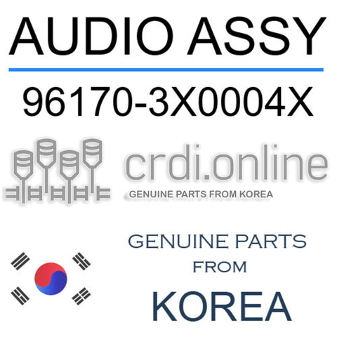 AUDIO ASSY 96170-3X0004X 961703X0004X 96170 3X0004X