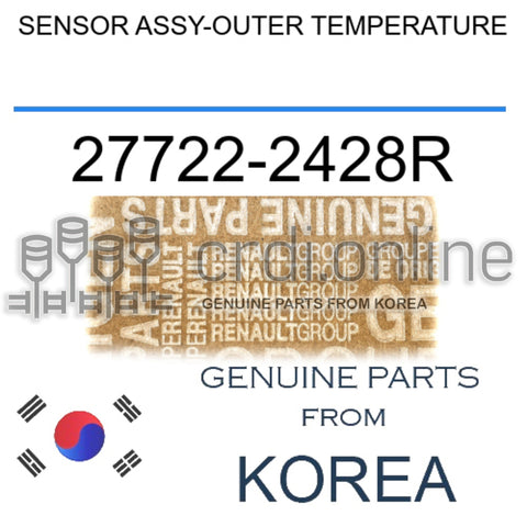 SENSOR ASSY-OUTER TEMPERATURE [ORIGINAL] 27722-2428R 277222428R 27722 2428R