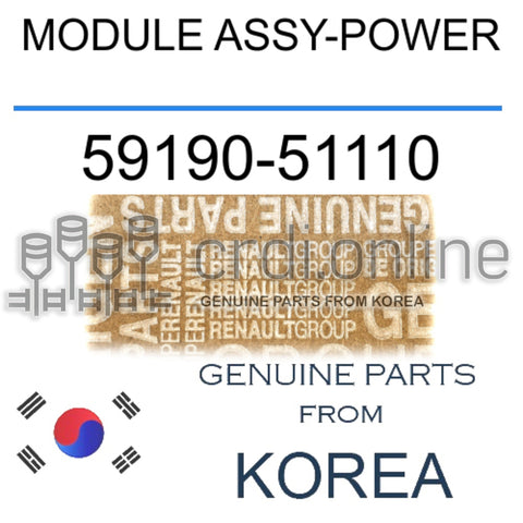 MODULE ASSY-POWER [ORIGINAL] 59190-51110 5919051110 59190 51110