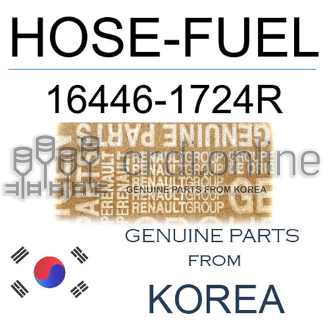 HOSE-FUEL [ORIGINAL] 16446-1724R 164461724R 16446 1724R