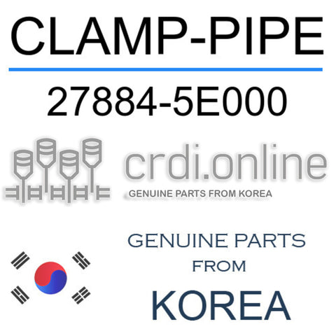 CLAMP-PIPE 27884-5E000 278845E000 27884 5E000