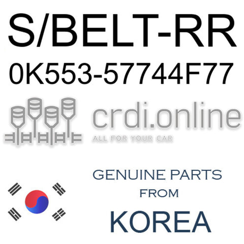 S/BELT-RR [ORIGINAL] 0K553-57744F77 0K55357744F77 0K553 57744F77