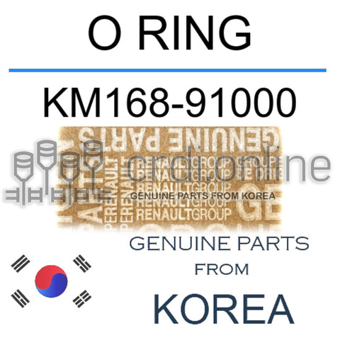 O RING [ORIGINAL] KM168-91000 KM16891000 KM168 91000