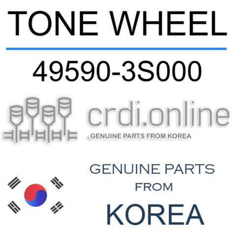 TONE WHEEL [ORIGINAL] 49590-3S000 495903S000 49590 3S000