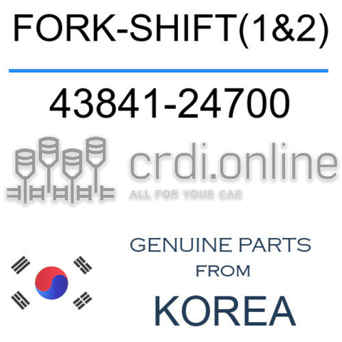 FORK-SHIFT(1&2) 43841-24700 4384124700 43841 24700