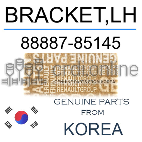 BRACKET,LH [ORIGINAL] 88887-85145 8888785145 88887 85145