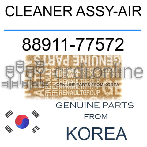 CLEANER ASSY-AIR [ORIGINAL] 88911-77572 8891177572 88911 77572