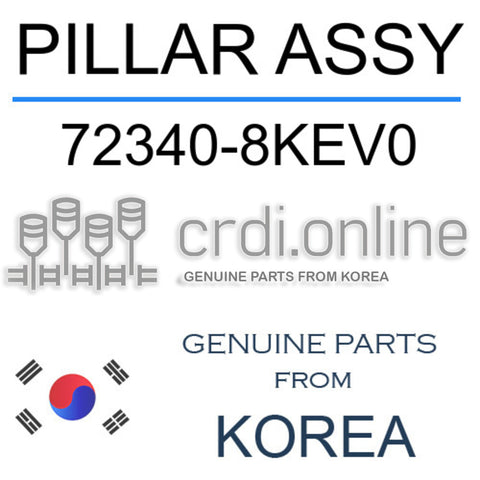 PILLAR ASSY [ORIGINAL] 72340-8KEV0 723408KEV0 72340 8KEV0