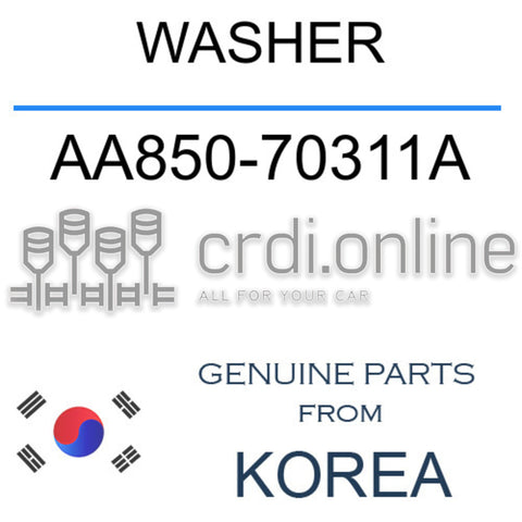 WASHER AA850-70311A AA85070311A AA850 70311A