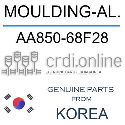 MOULDING-AL. AA850-68F28 AA85068F28 AA850 68F28