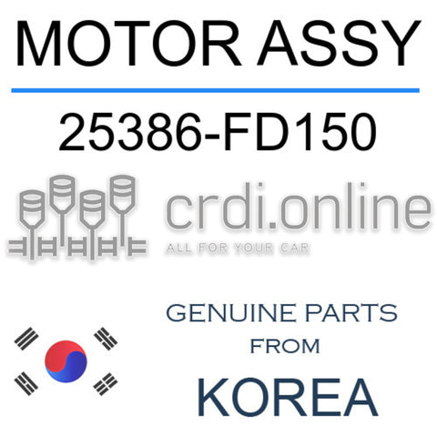 MOTOR ASSY [ORIGINAL] 25386-FD150 25386FD150 25386 FD150