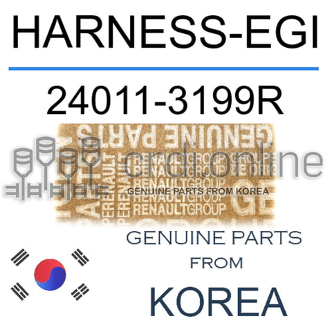 HARNESS-EGI [ORIGINAL] 24011-3199R 240113199R 24011 3199R
