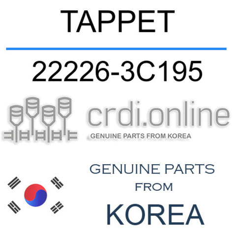 TAPPET 22226-3C195 222263C195 22226 3C195